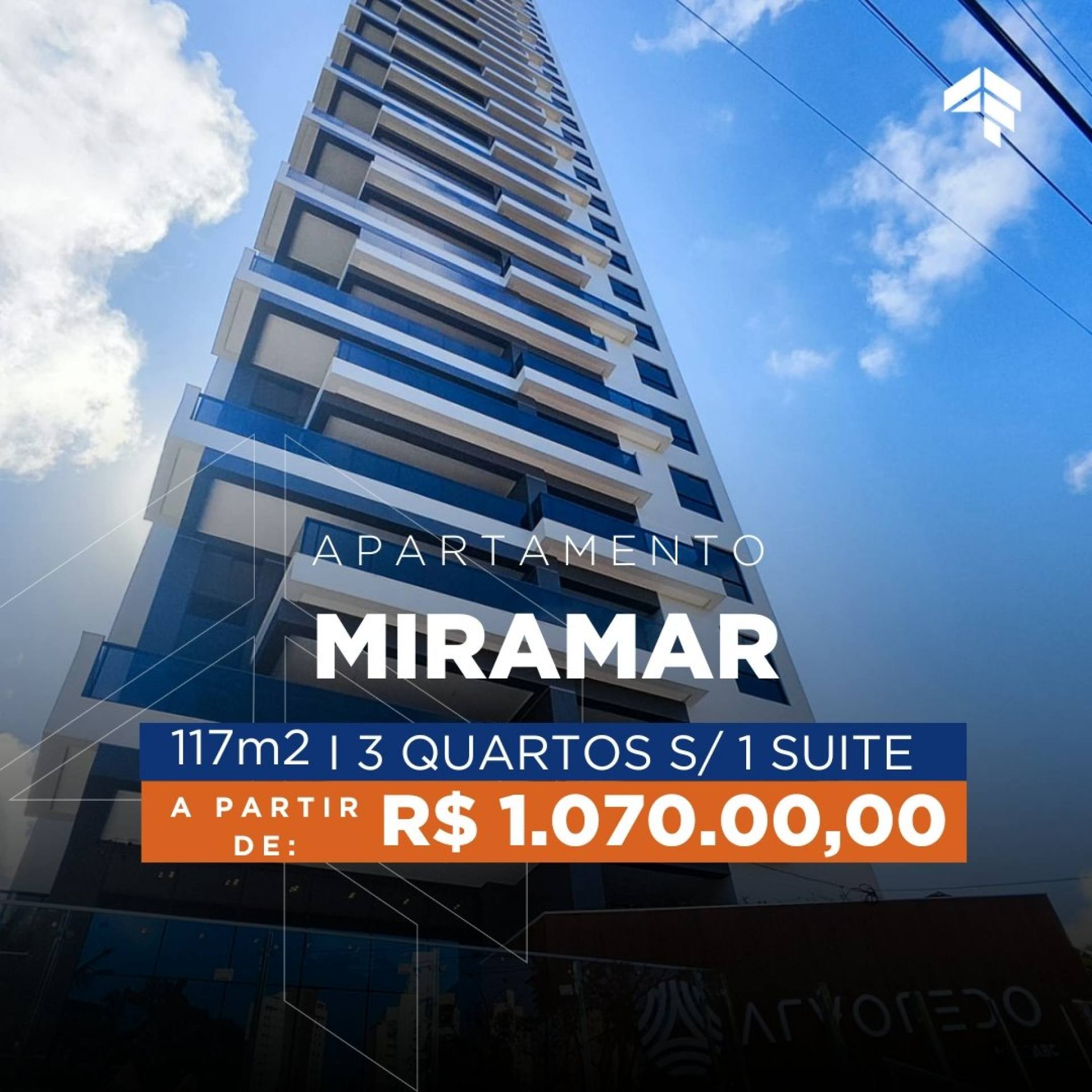 Apartamento com 3 Suítes à venda, 116m² a 149m² a partir de R$ 957.900 - Miramar - João Pessoa/PB