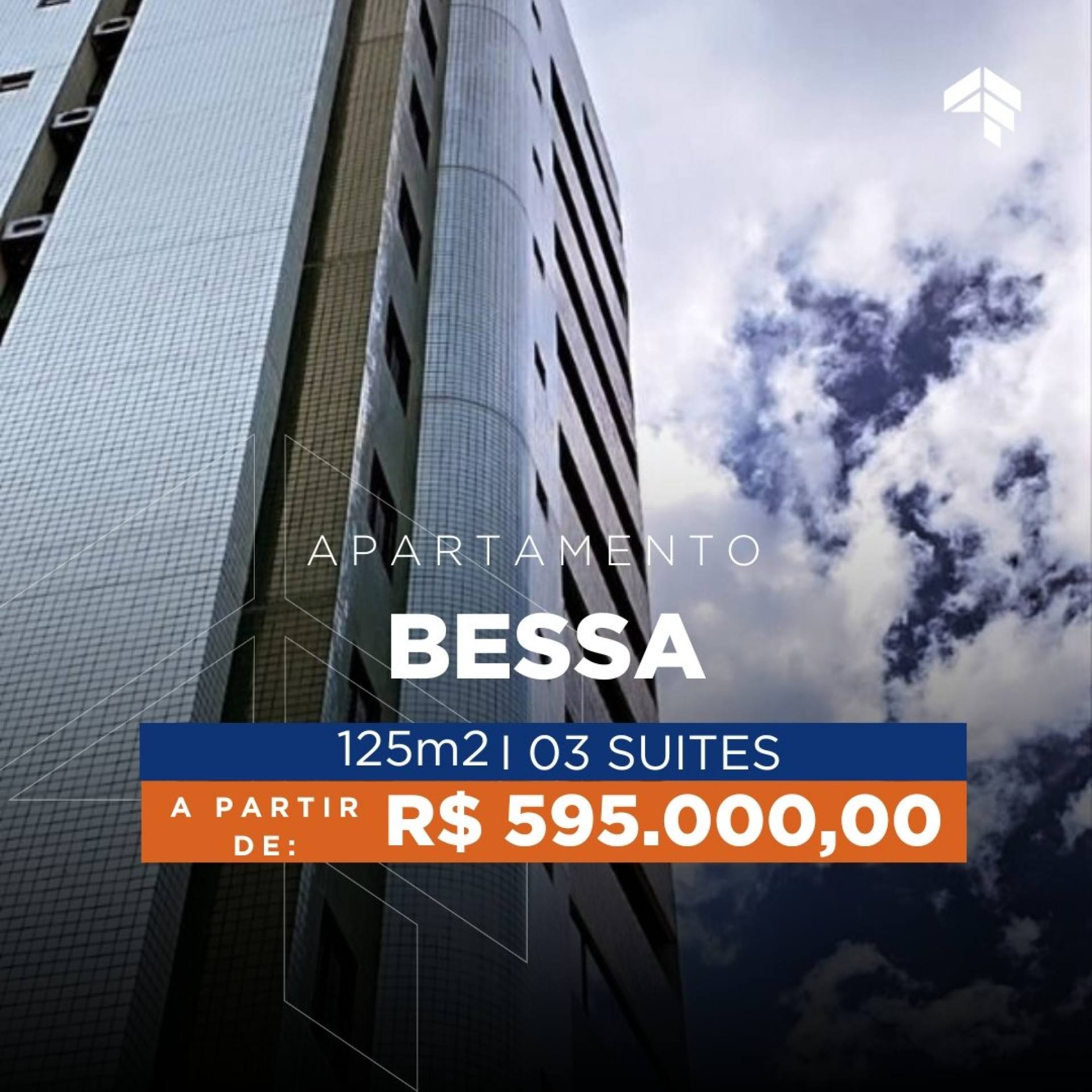 Apartamento com 3 suítes no Bessa