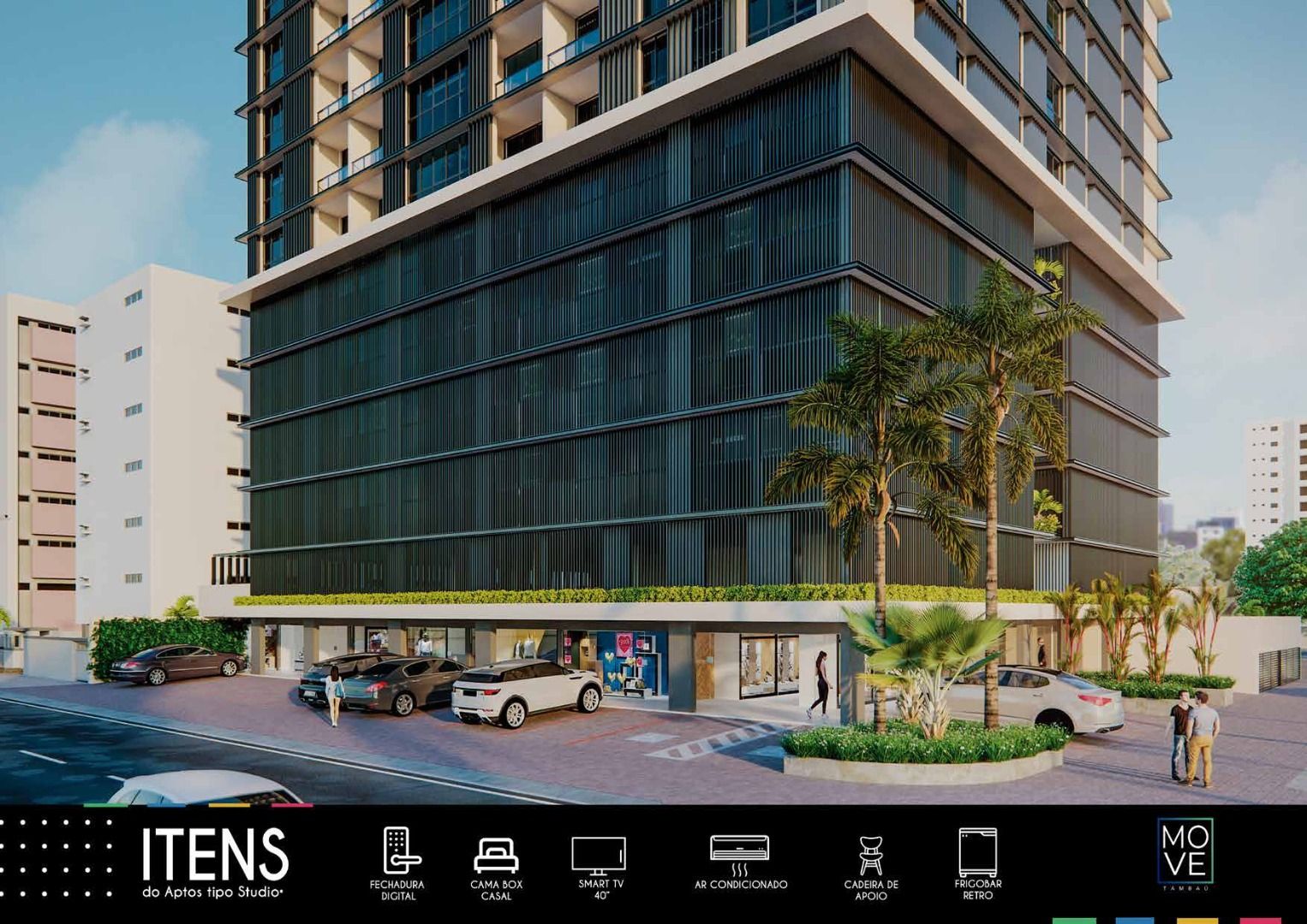 APARTAMENTOS TODO MOBILIADO COM 65 M², SENDO 2 QUARTOS SENDO 1 SUÍTE - Tambaú - João Pessoa/PB