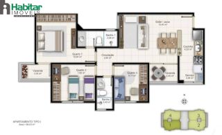 Apartamento Para Vender - Cond. Nobless Erla Rocha