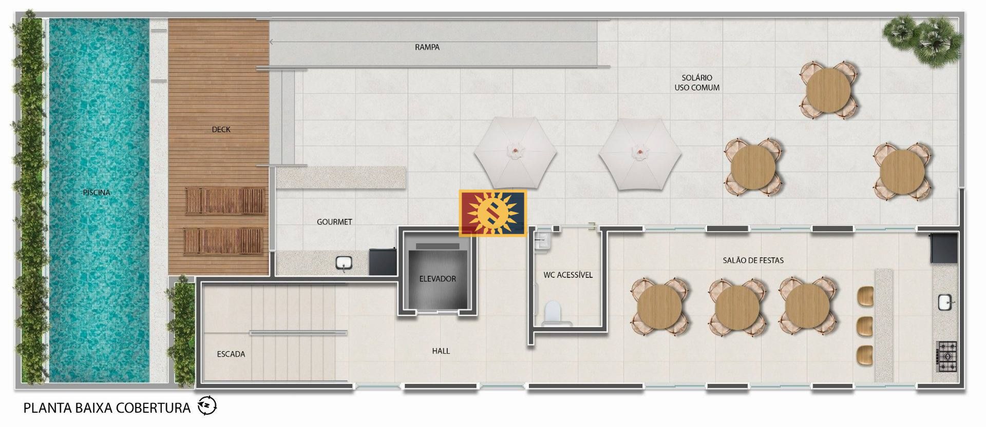Apartamento Para Vender com 1 quarto no bairro Bessa em João Pessoa