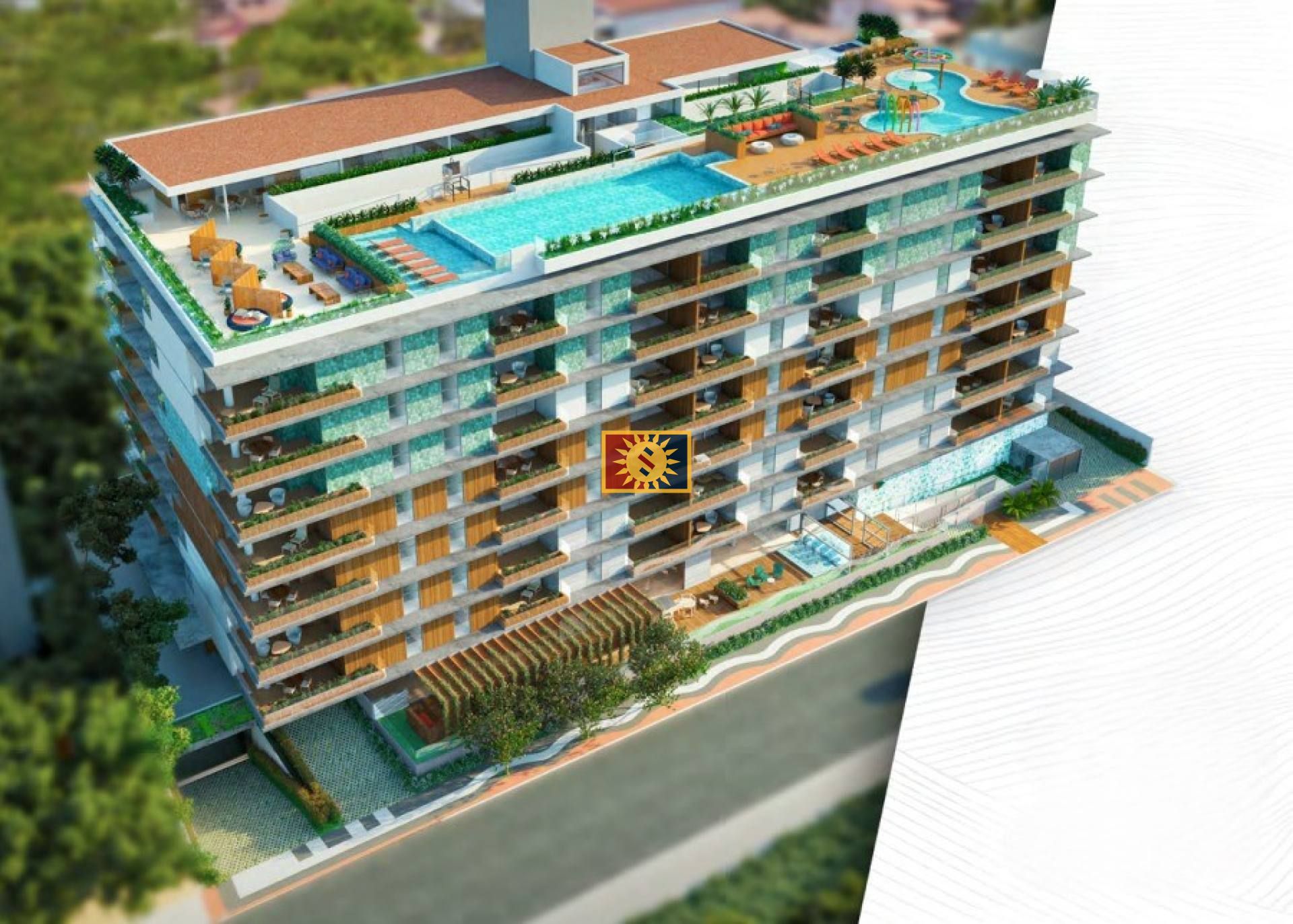 Apartamento Para Vender com 3 quartos 2 suíte no bairro Camboinha em Cabedelo
