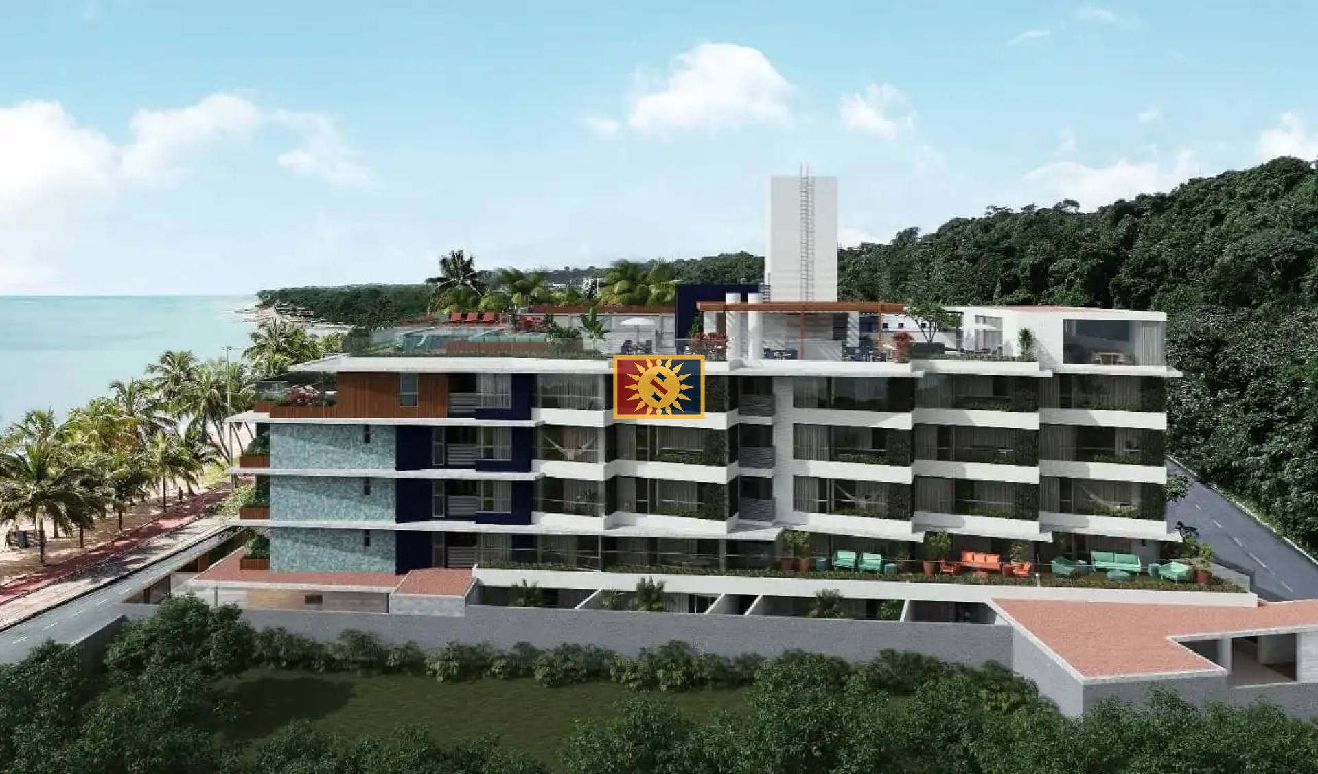 Apartamento Para Vender com 1 quarto 1 suíte no bairro Cabo Branco em João Pessoa