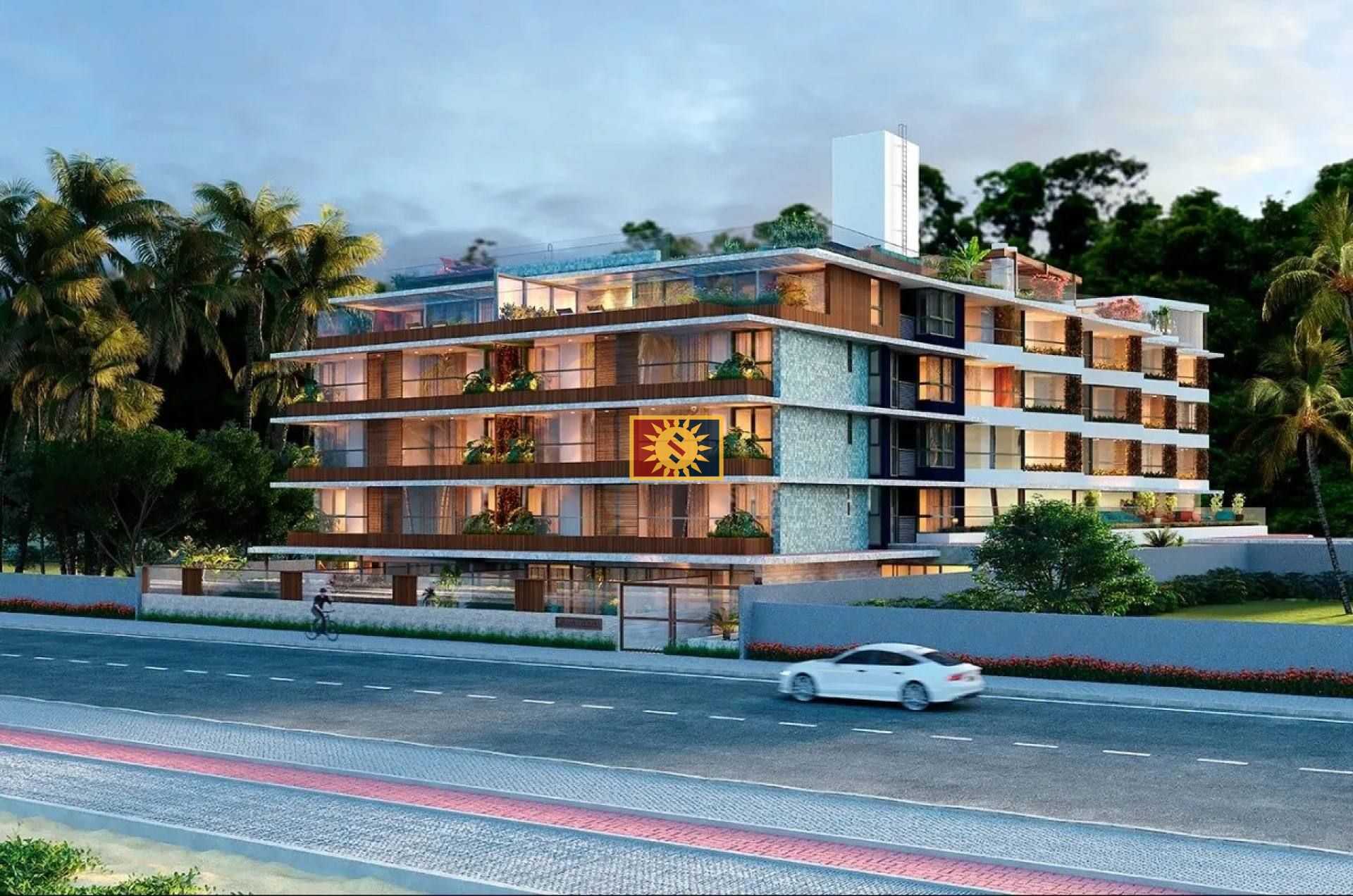 Apartamento Para Vender com 1 quarto 1 suíte no bairro Cabo Branco em João Pessoa
