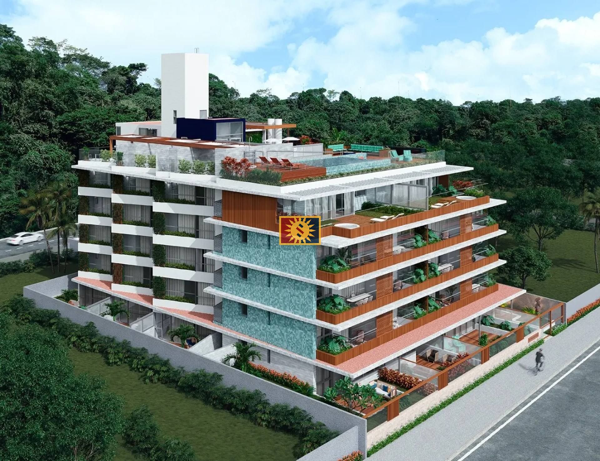 Apartamento Para Vender com 1 quarto 1 suíte no bairro Cabo Branco em João Pessoa