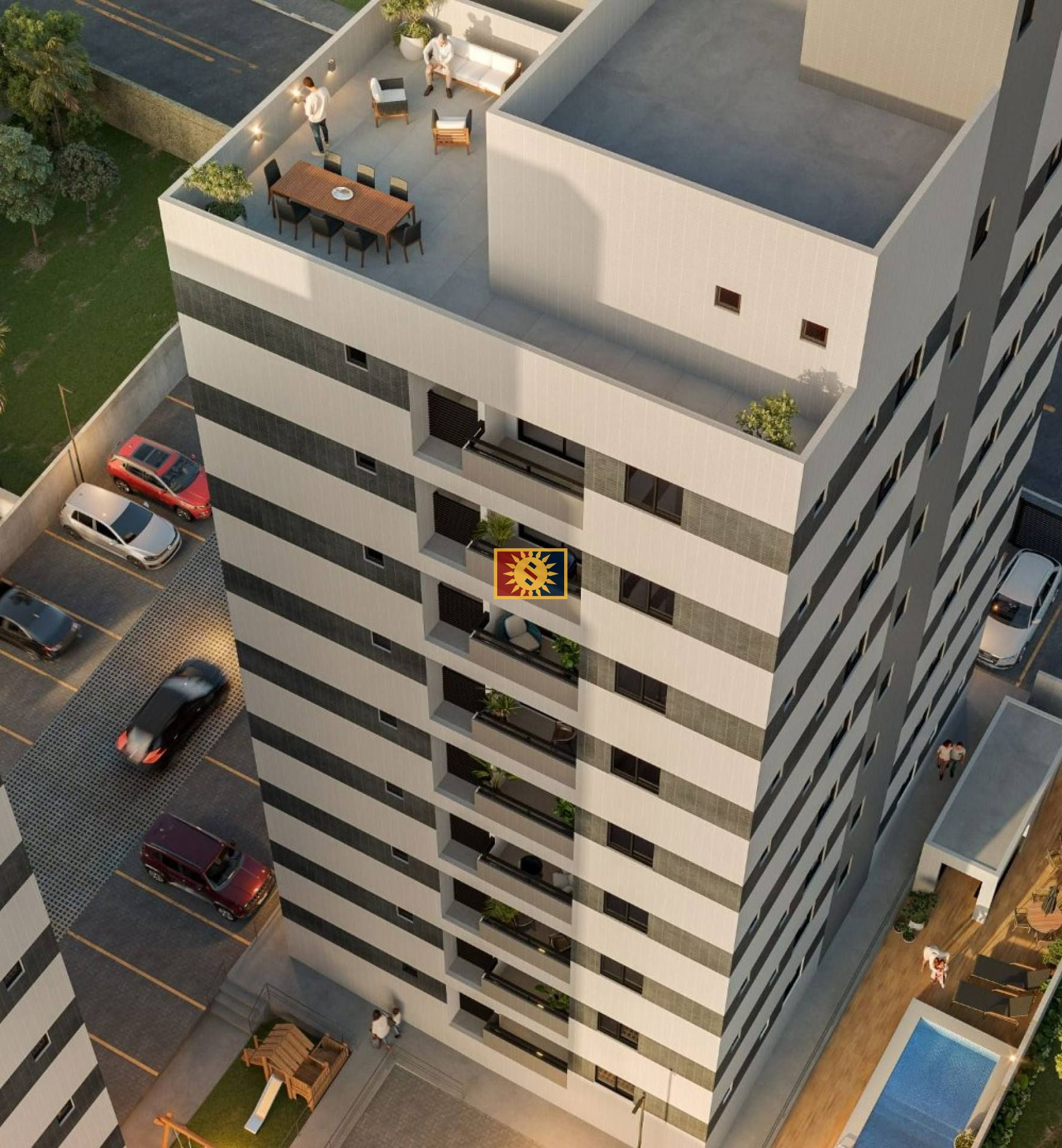 Apartamento Para Vender com 2 quartos 1 suíte no bairro Bancários  em João Pessoa