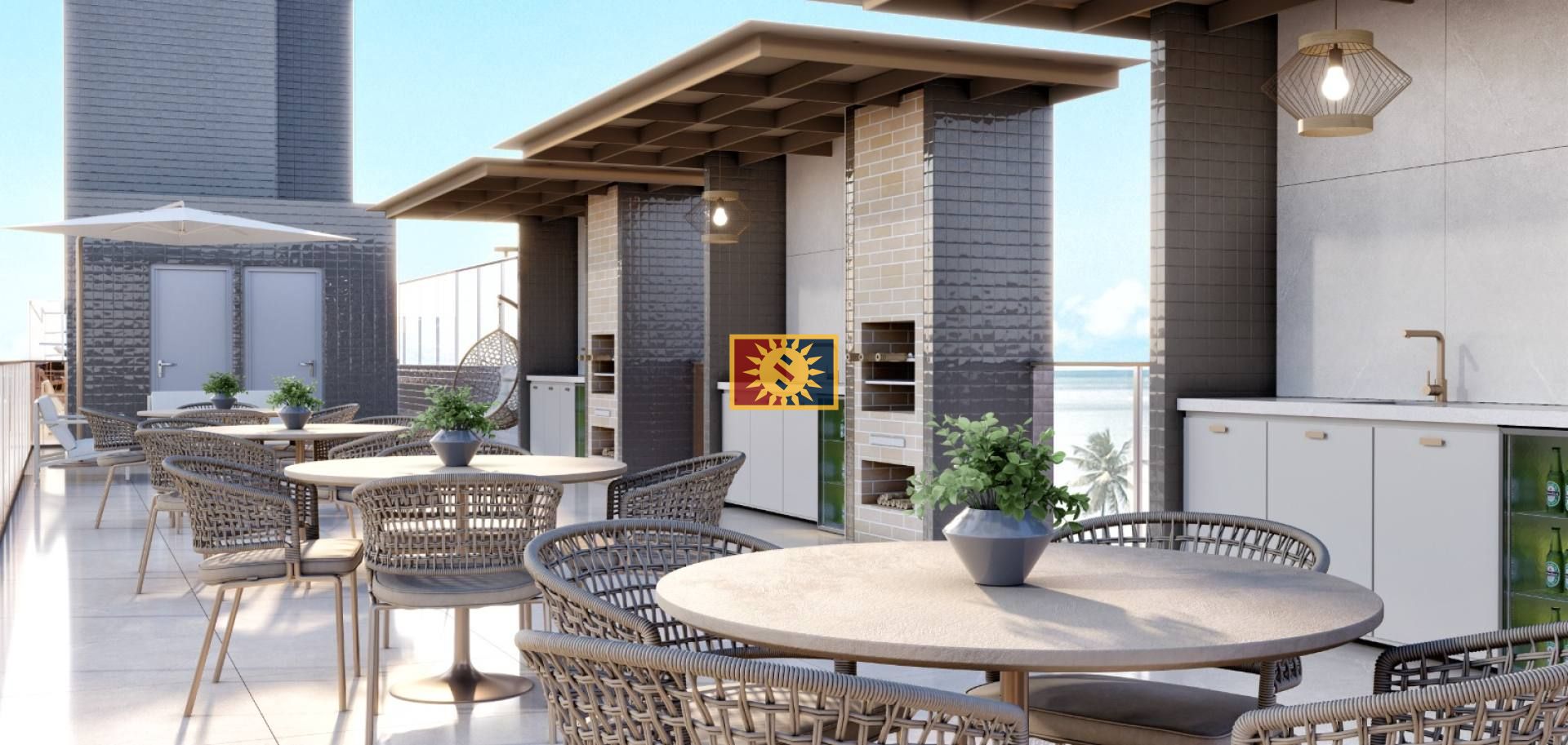 Flat Para Vender com 01 quarto no bairro Manaíra em João Pessoa