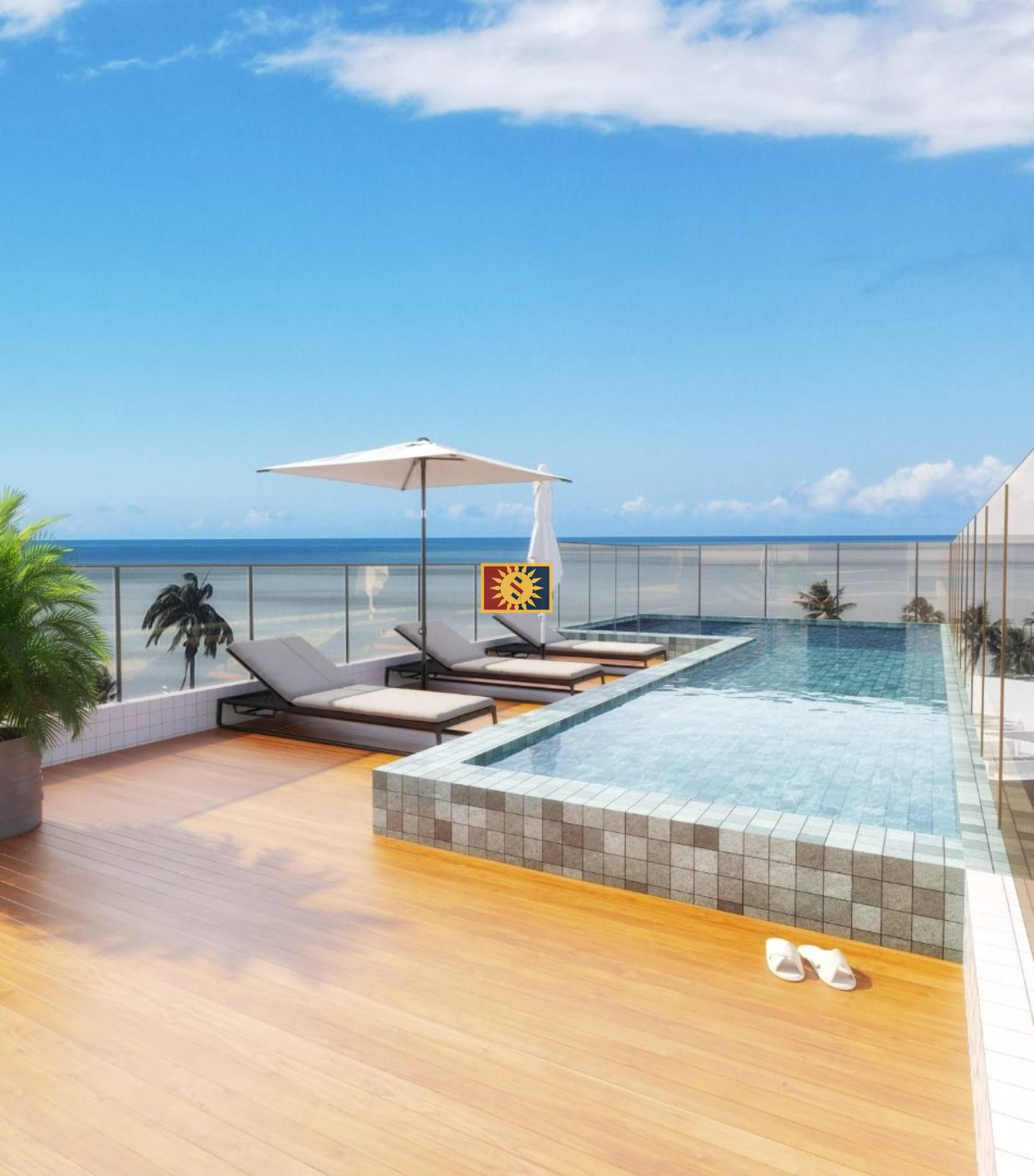 Flat Para Vender com 01 quarto no bairro Manaíra em João Pessoa