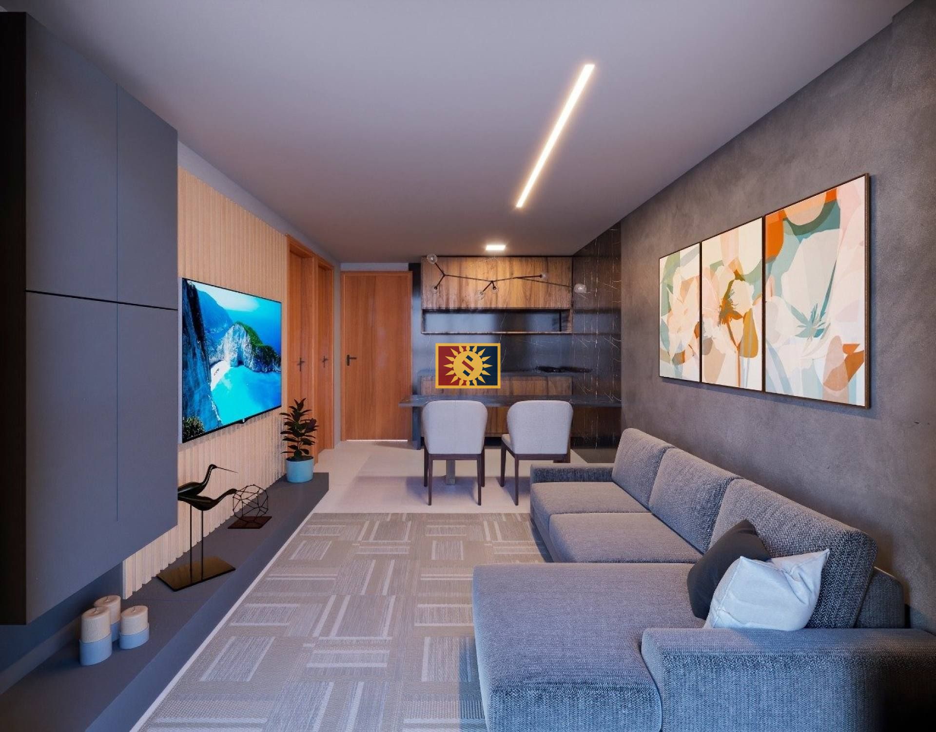 Apartamento Para Vender com 2 quartos 1 suíte no bairro Cabo Branco em João Pessoa