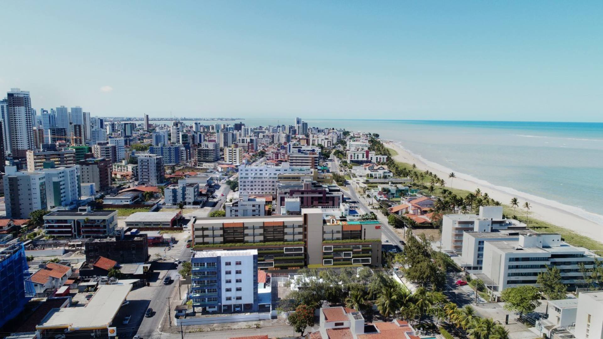 Flat à venda no Jardim Oceania, João Pessoa-PB, 20m² + área externa, jacuzzi, estilo hotel, perto da praia