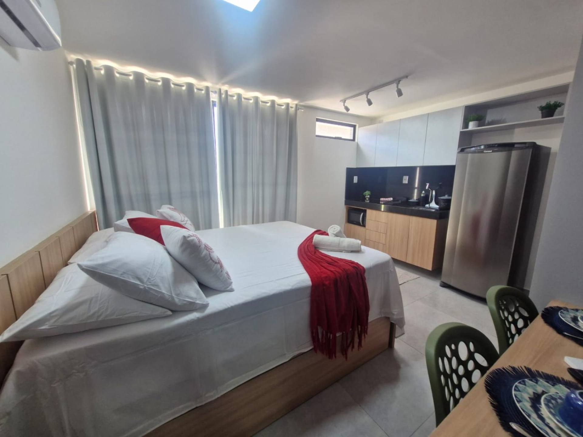 Flat à venda no Bessa, João Pessoa-PB, 20m² + área externa, 50m da praia