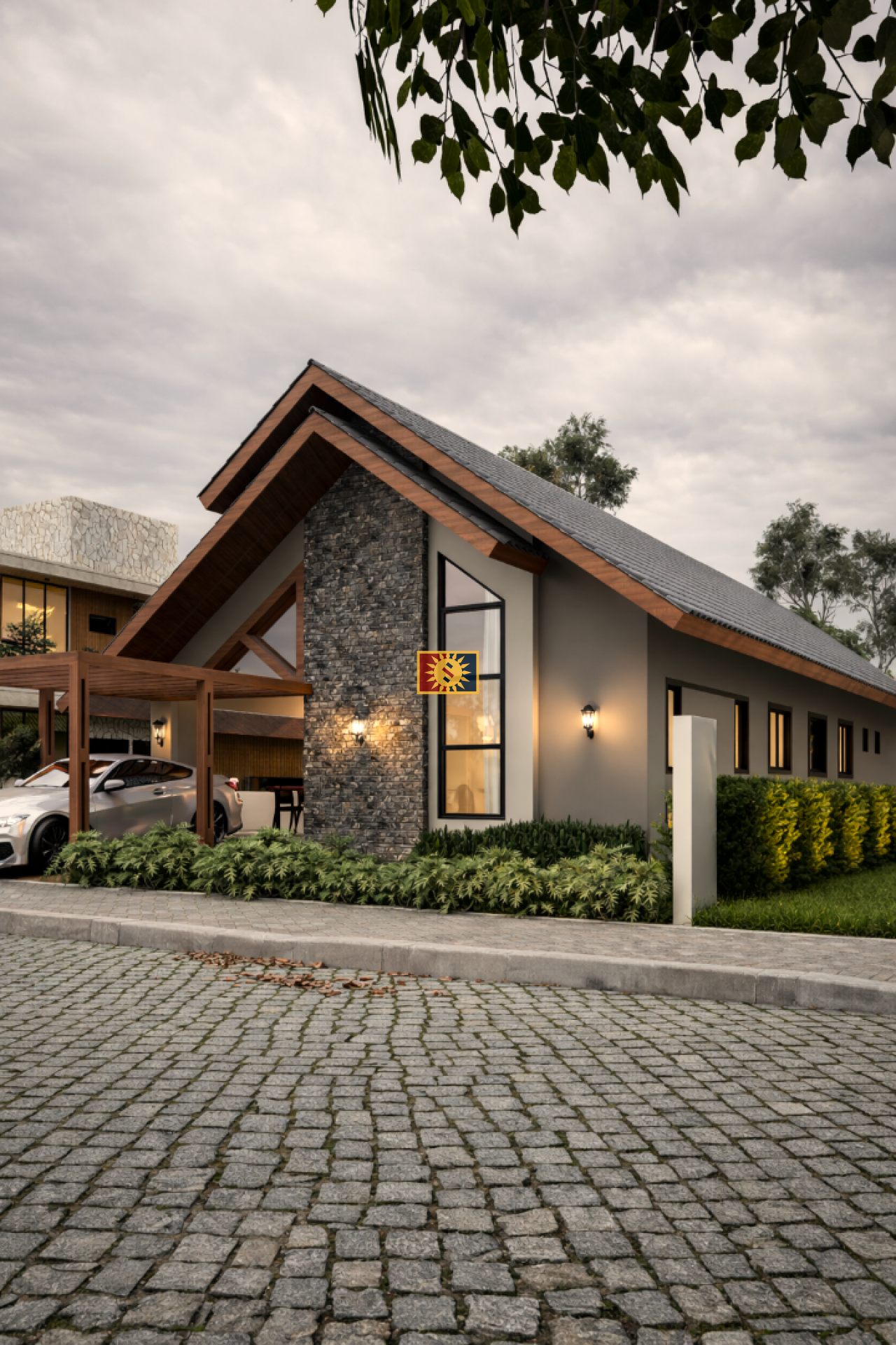 Casa de Condomínio Para Vender com 4 quartos 4 suítes em Bananeiras