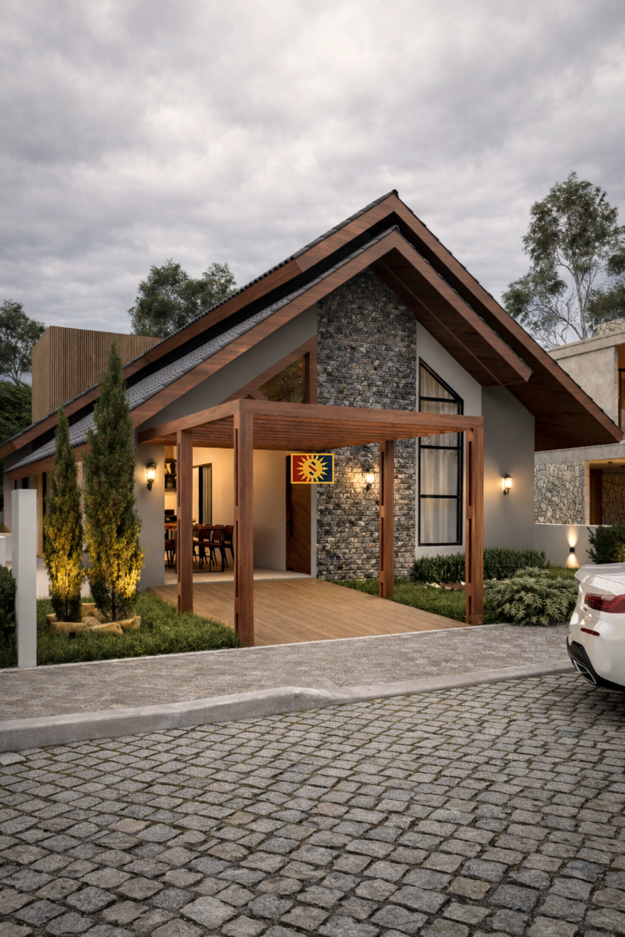 Casa de Condomínio Para Vender com 4 quartos 4 suítes em Bananeiras