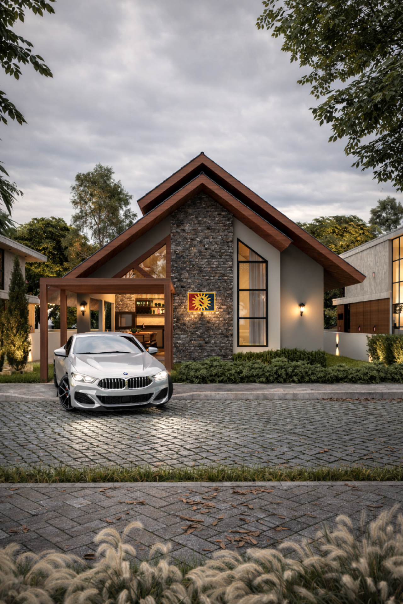 Casa de Condomínio Para Vender com 4 quartos 4 suítes em Bananeiras