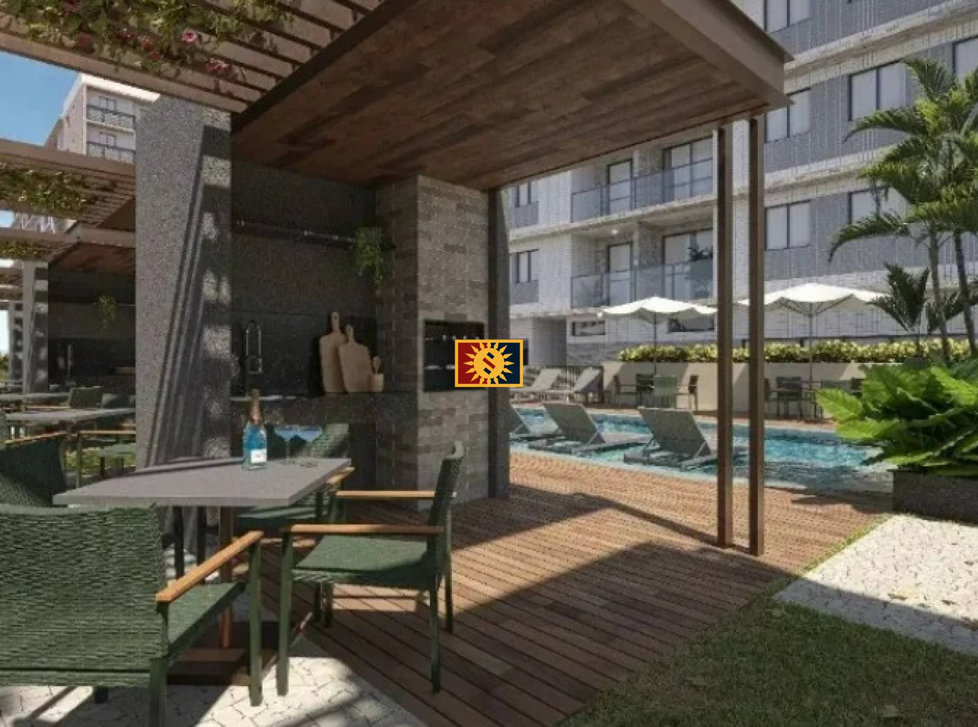 Apartamento Para Vender com 3 quartos 1 suítes no bairro Ponta de Campina em Cabedelo