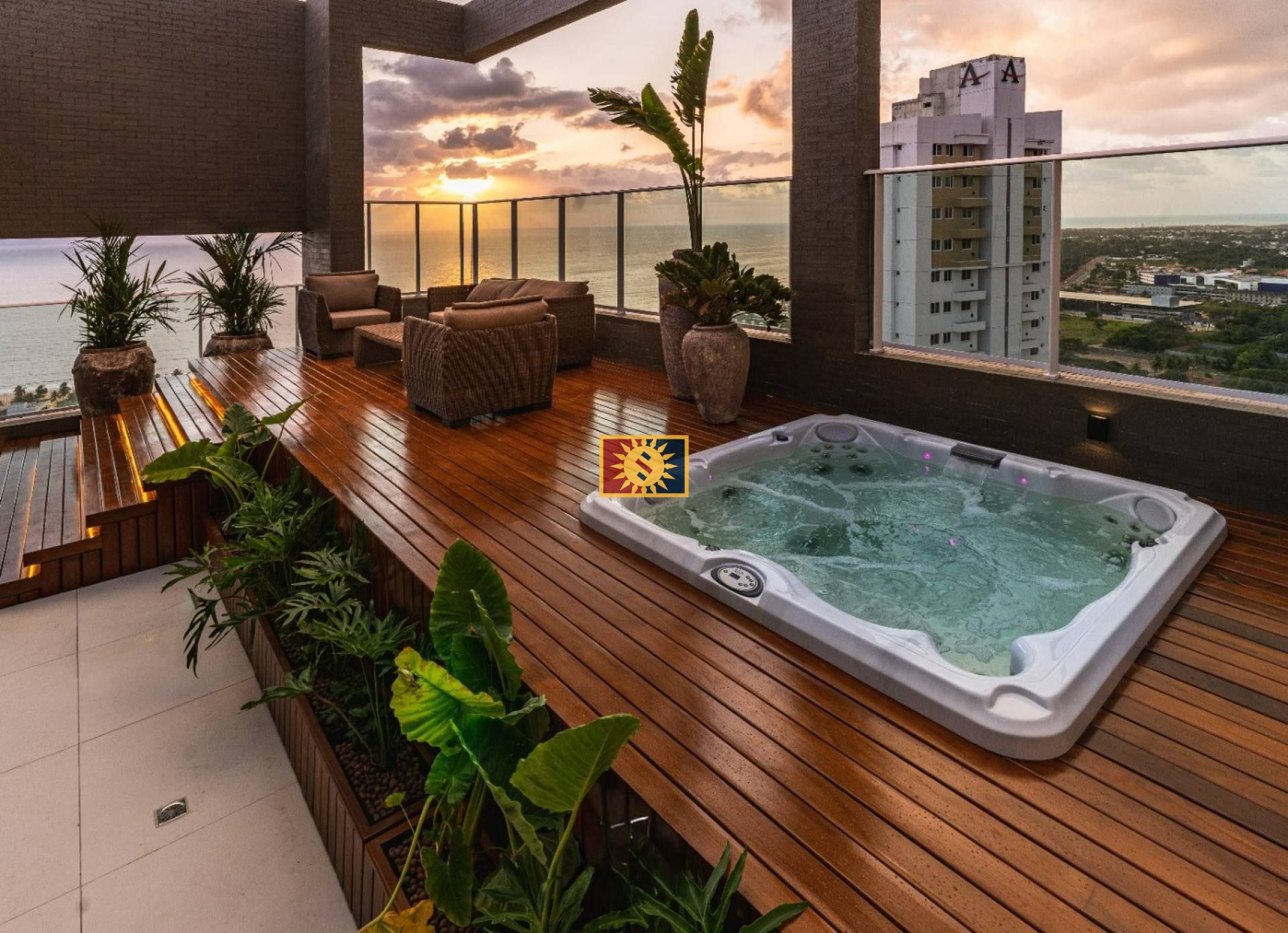 Cobertura Para Vender com 4 quartos 4 suítes no bairro Altiplano Cabo Branco em João Pessoa