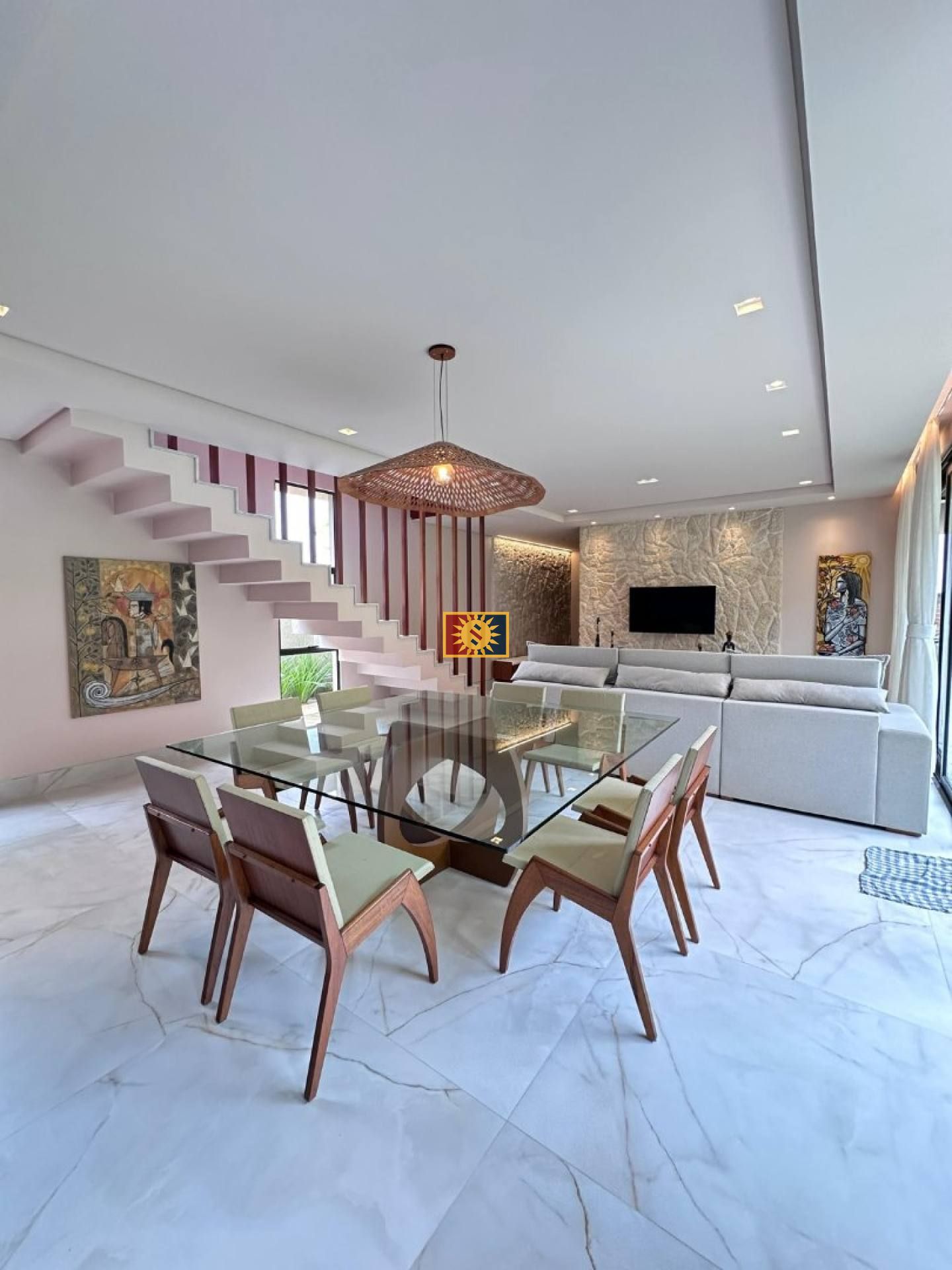 Casa de Condomínio Para Vender com 4 quartos 4 suítes no bairro Altiplano Cabo Branco em João Pessoa