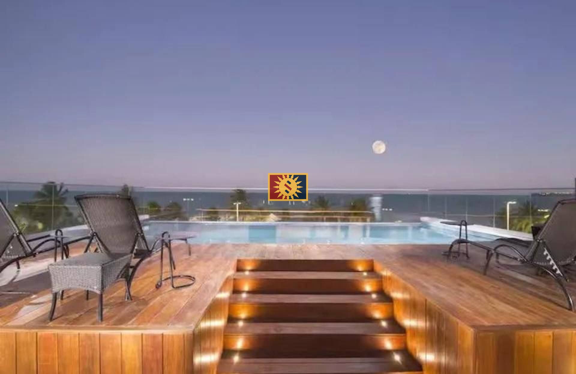 Flat Para Vender com 1 quarto no bairro Cabo Branco em João Pessoa