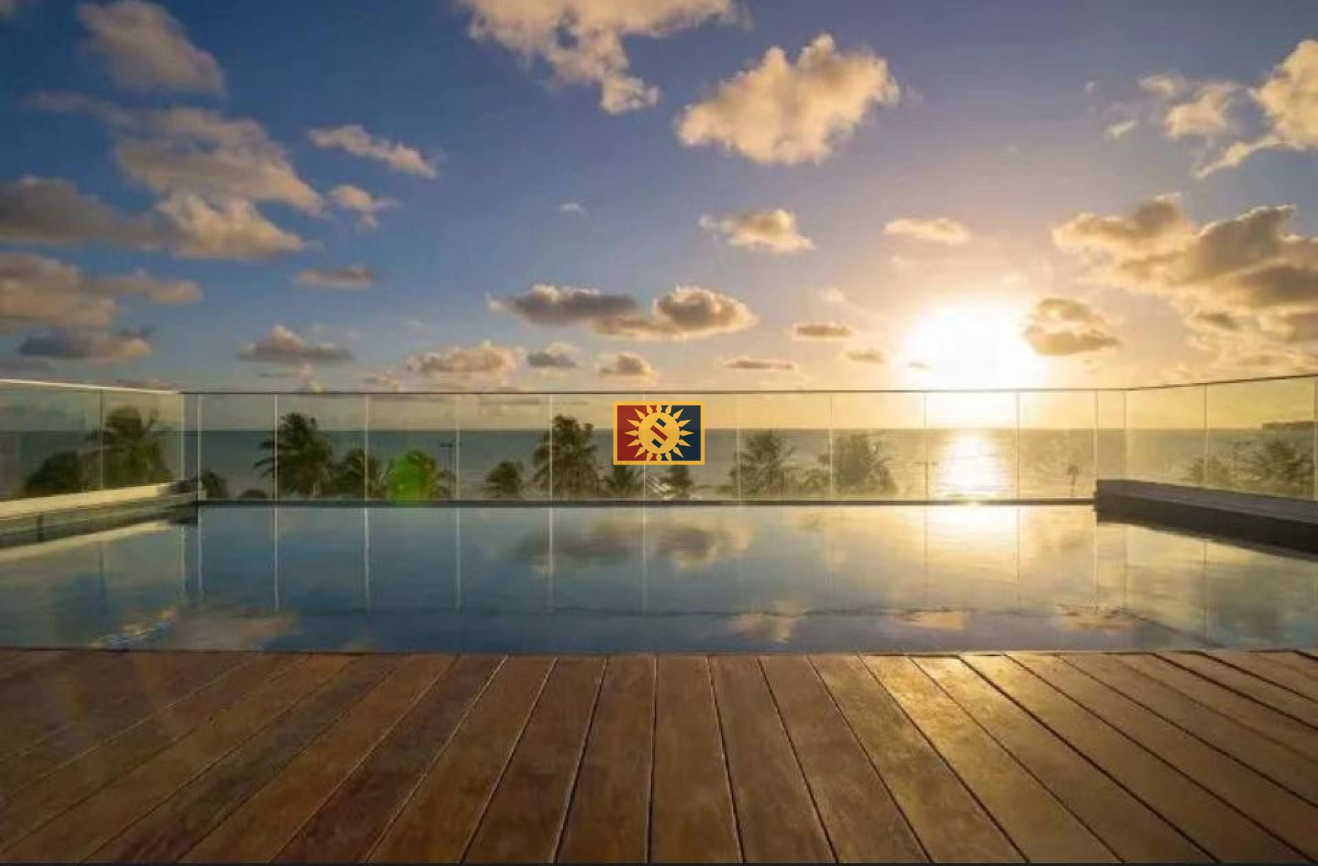 Flat Para Vender com 1 quarto no bairro Cabo Branco em João Pessoa