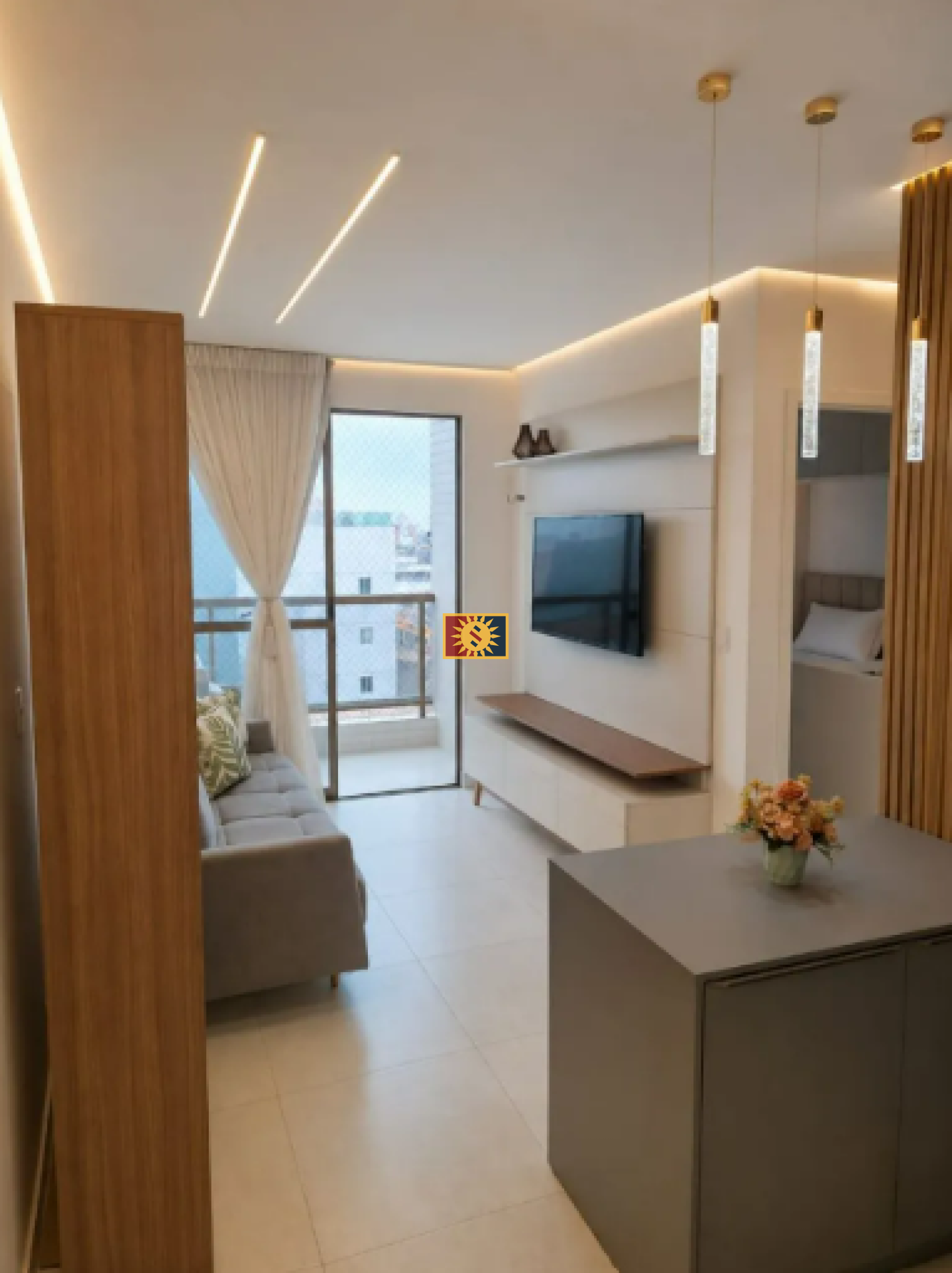 Flat Para Vender com 1 quarto 1 suíte no bairro Bessa em João Pessoa