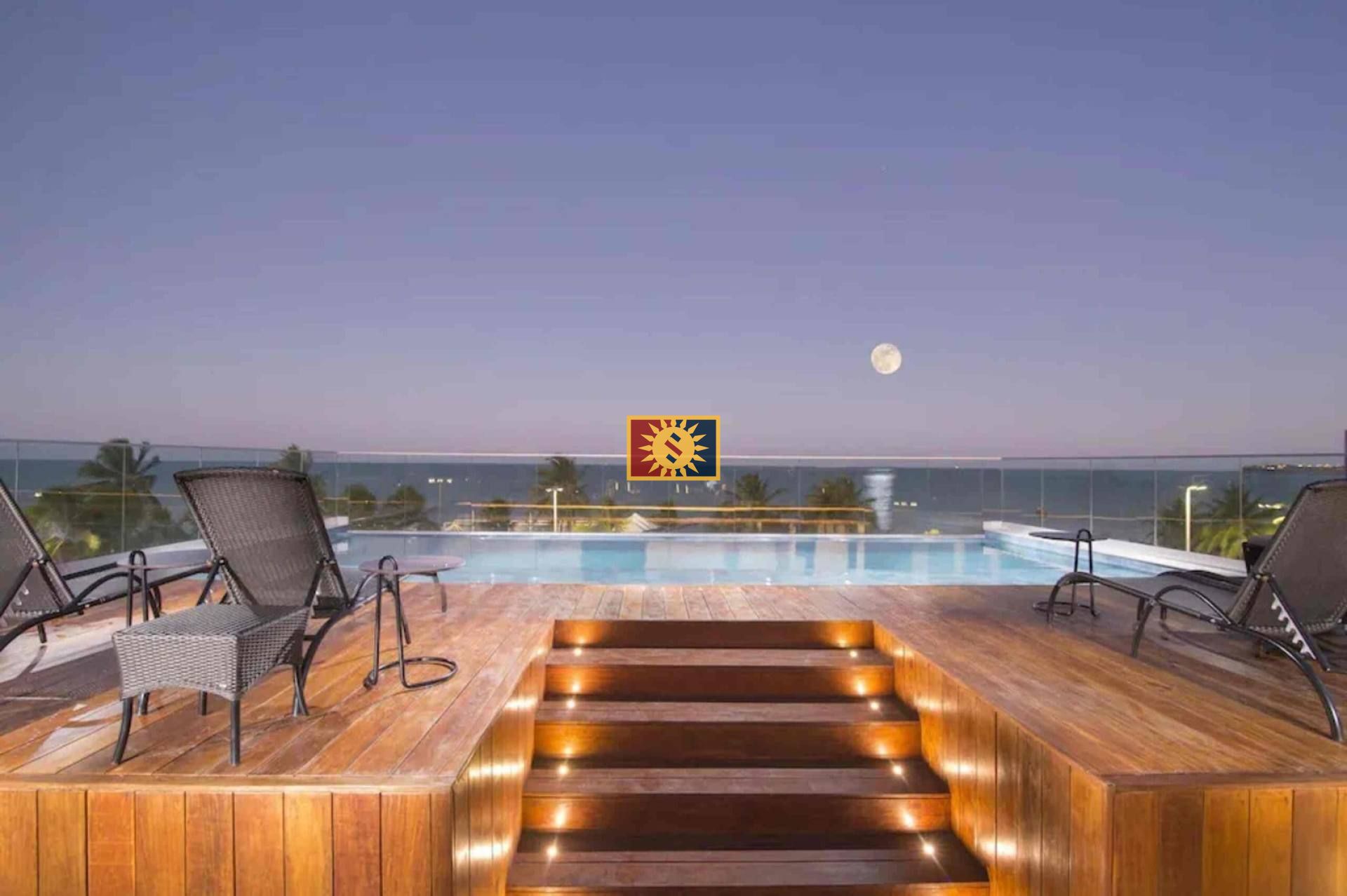Flat Para Vender com 1 quarto no bairro Cabo Branco em João Pessoa