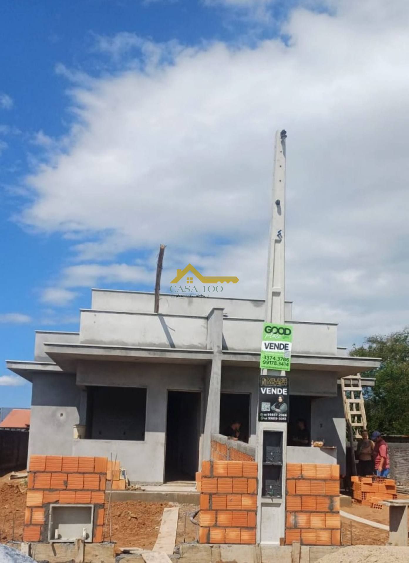 Casa de 3 dormitorios com suíte.