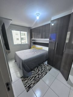Apartamento com sacada em Biguaçu .