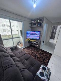 Apartamento com sacada em Biguaçu .