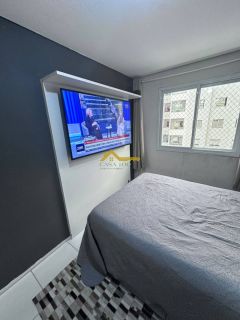 Apartamento com sacada em Biguaçu .