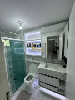 Apartamento com sacada em Biguaçu .