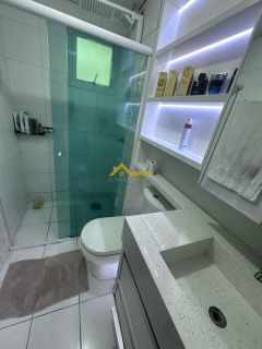 Apartamento com sacada em Biguaçu .