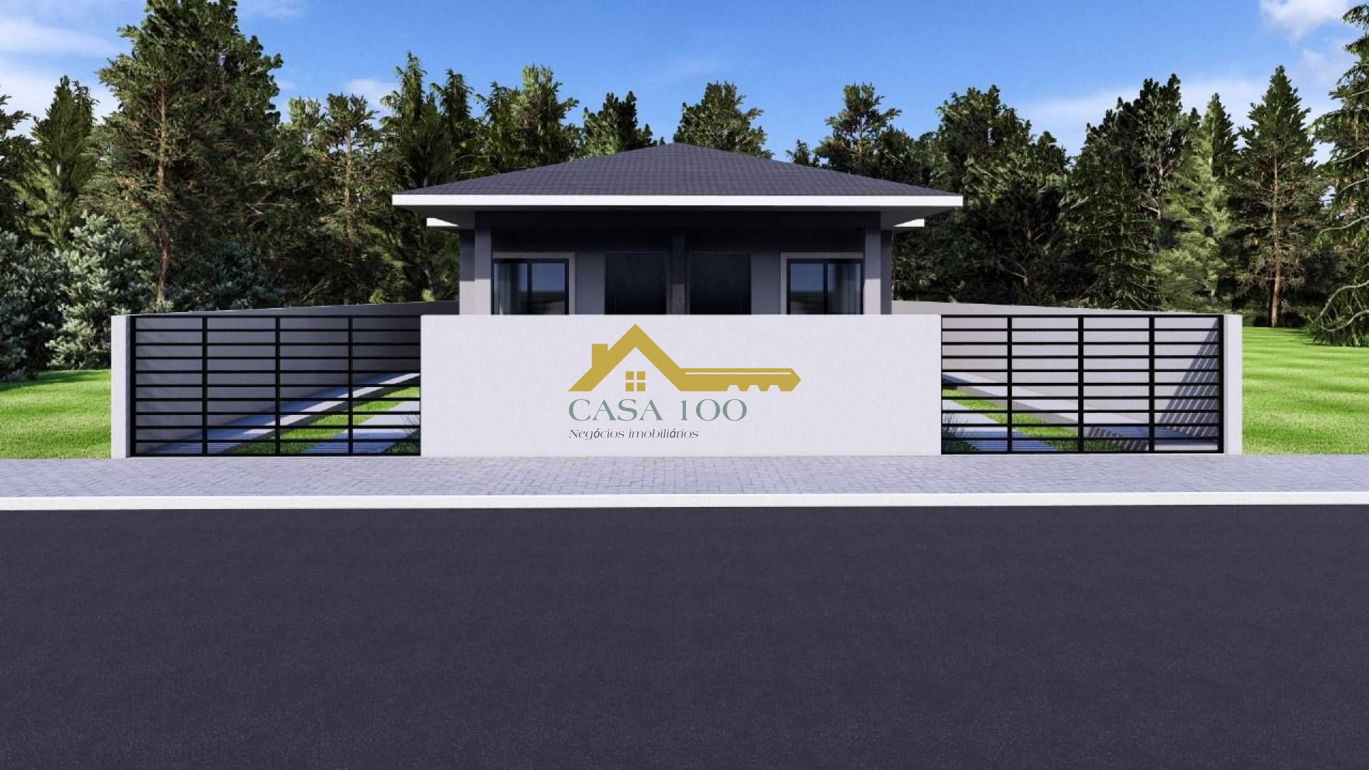 Casa germinada com suíte e passagem lateral .