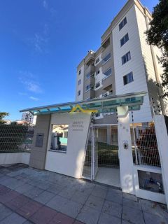 Apto 2 dormitórios, elevador, sacada com churrasqueira e garagem coberta
