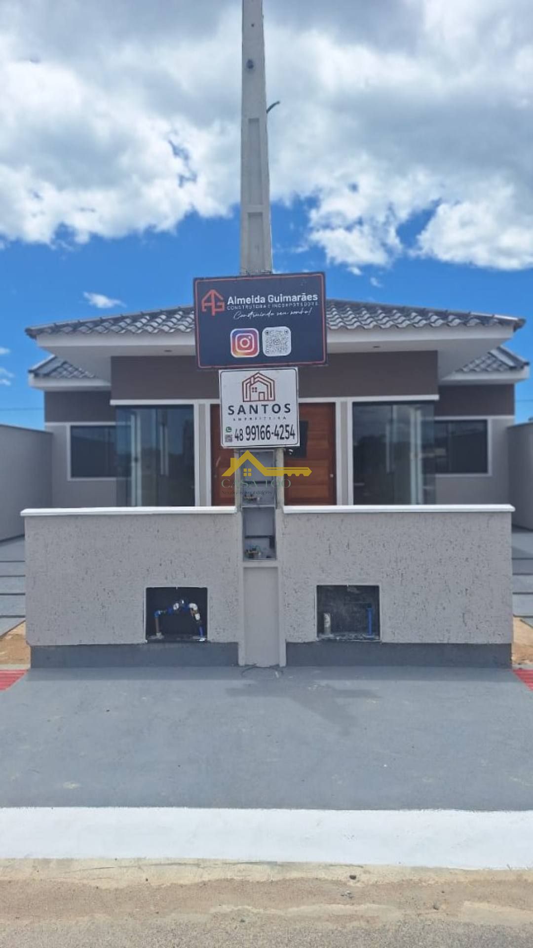 CASA GERMINADA COM ENTRADA PARCELADA .