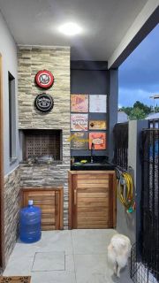 Apartamento com móveis sob medida na Praia do Sonho .