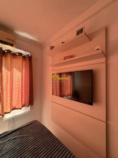 Apartamento com sacada .