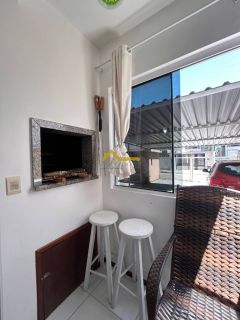 Apto dois dorm. com suíte, sacada com churrasqueira e vaga dupla coberta