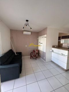 Apto semimobiliado, sacada com churrasqueira, Pagani - Palhoça