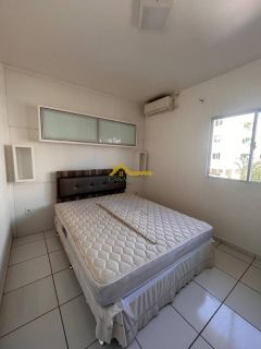 Apto semimobiliado, sacada com churrasqueira, Pagani - Palhoça