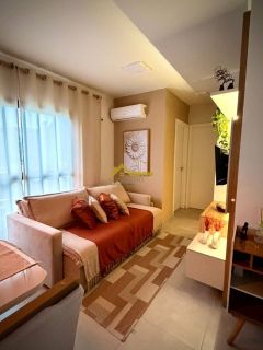 Apartamento 100% mobiliado e decorado!