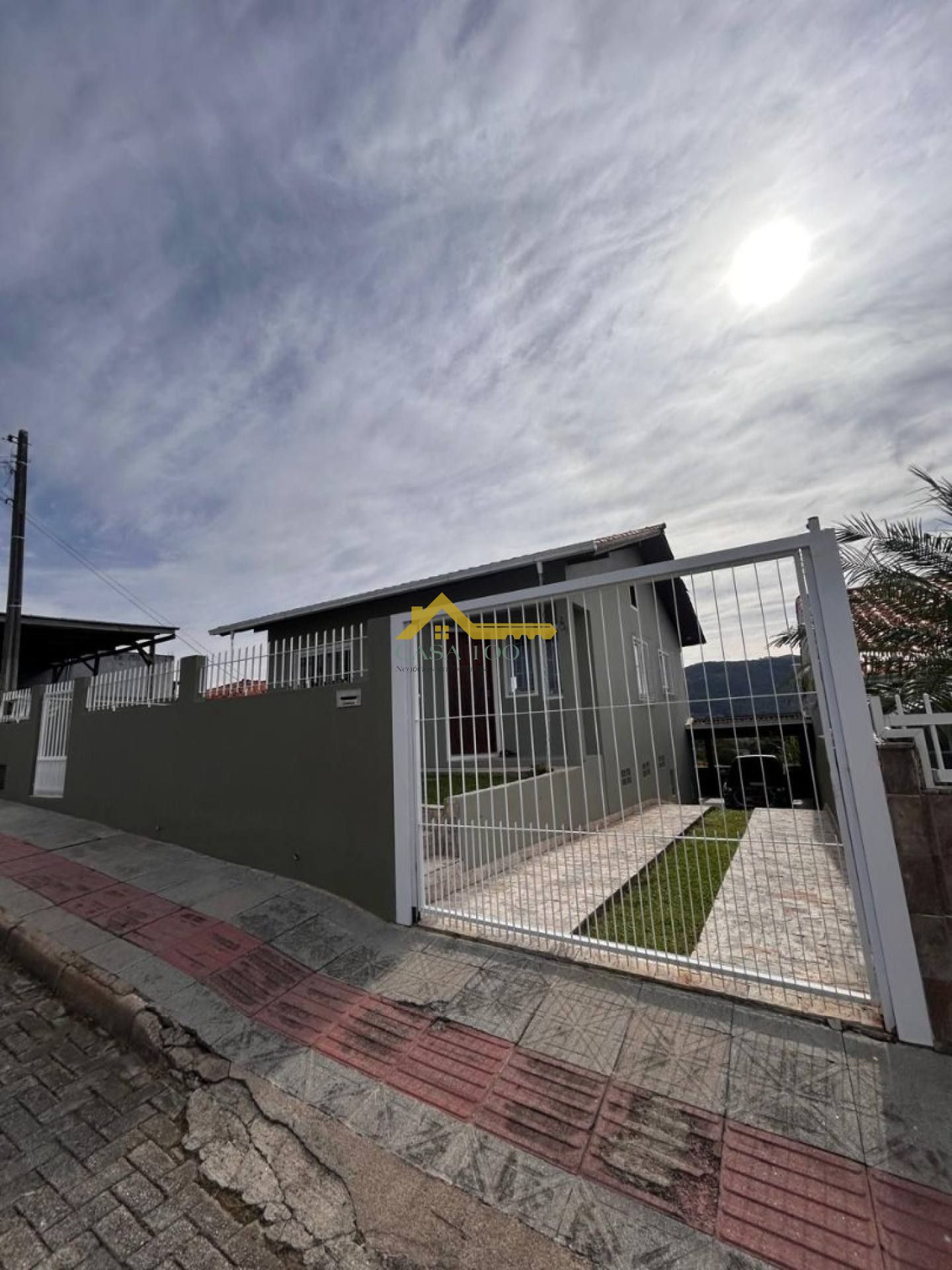 Casa com pátio e horta