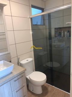 Apto semimobiliado, andar alto em Campinas - São José