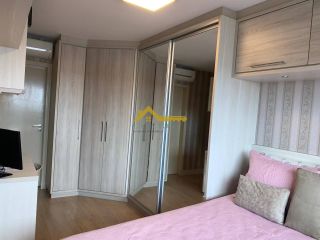 Apto semimobiliado, andar alto em Campinas - São José