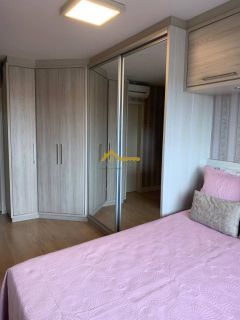 Apto semimobiliado, andar alto em Campinas - São José