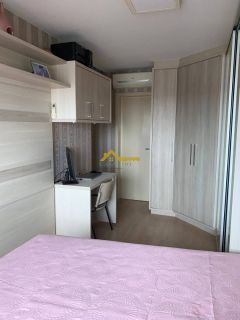 Apto semimobiliado, andar alto em Campinas - São José