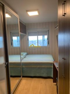 Apto semimobiliado, andar alto em Campinas - São José