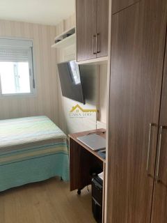 Apto semimobiliado, andar alto em Campinas - São José