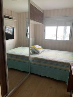 Apto semimobiliado, andar alto em Campinas - São José