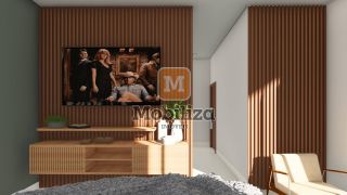 Casa térrea com 4 suítes em construção - Condomínio Ecoville 248m²