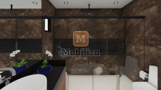 Casa térrea com 4 suítes em construção - Condomínio Ecoville 248m²